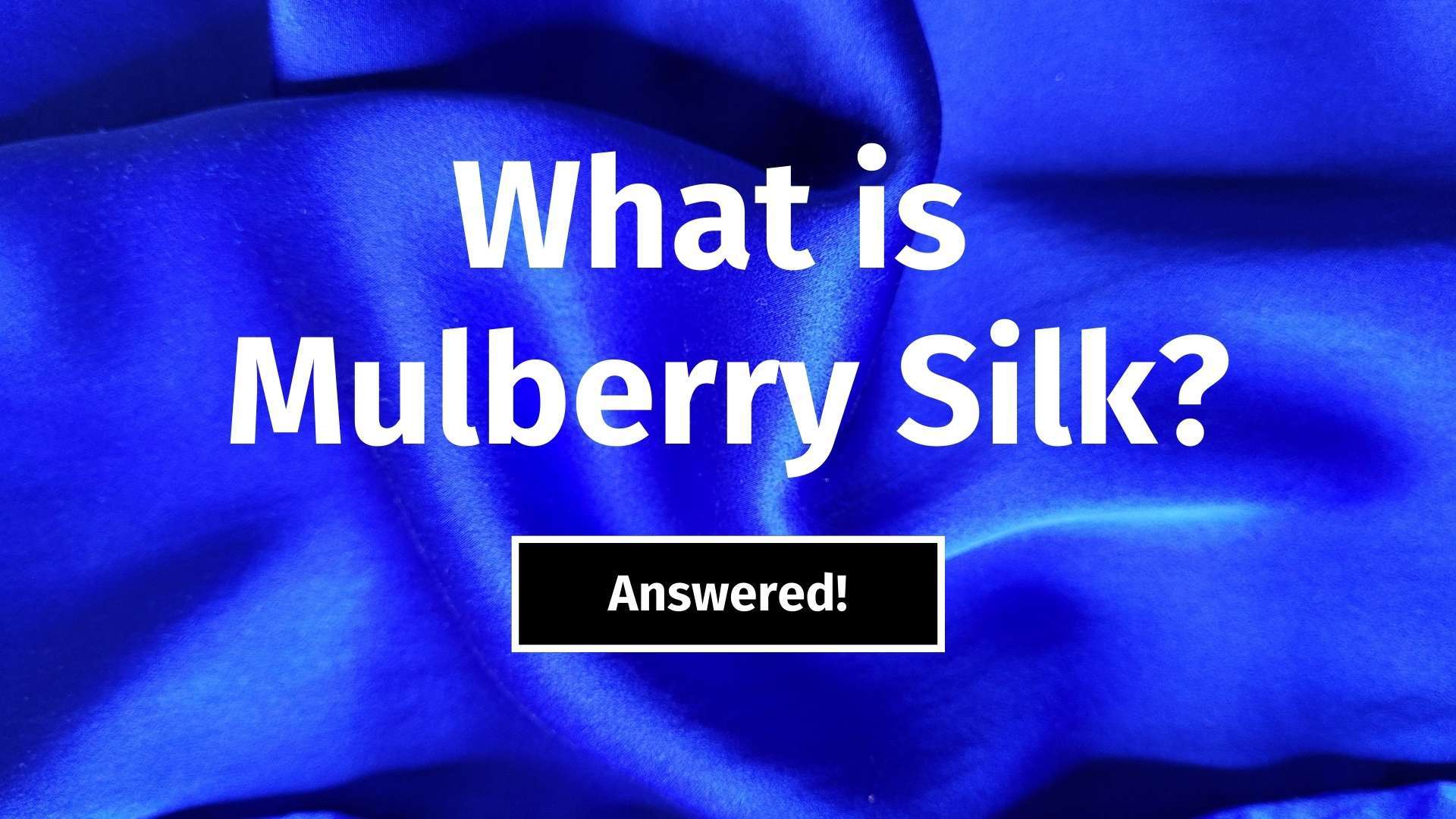 What is Mulberry Silk? (Answered) 1000 Kingdoms